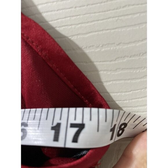 Lulus Lucy Wine Red MIDI Lace Bustier Dress Size L - Picture 13 of 13